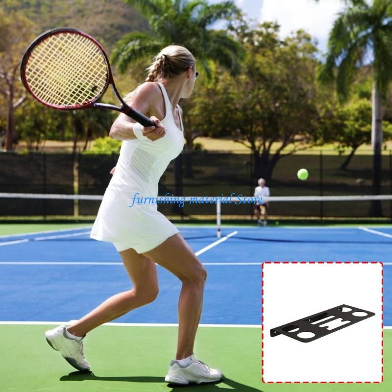 Sports Equipment Storage - Estante pared moderno para raquetas tenis