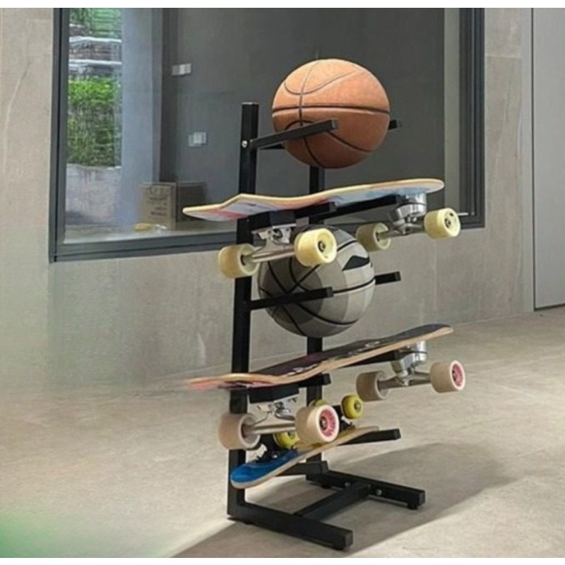 Sports Equipment Storage Rack - Estante para equipo de skate, diseño