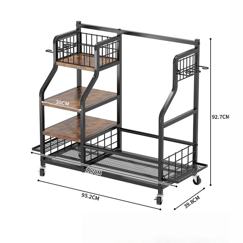 Sports Equipment Storage Rack - Soporte para Exhibición de Pelotas de