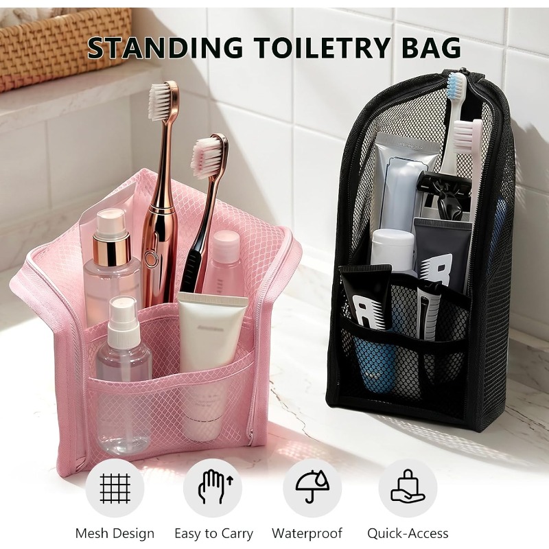 Bolsa de aseo de malla transpi - Sports Equipment Storage reseña y precio
