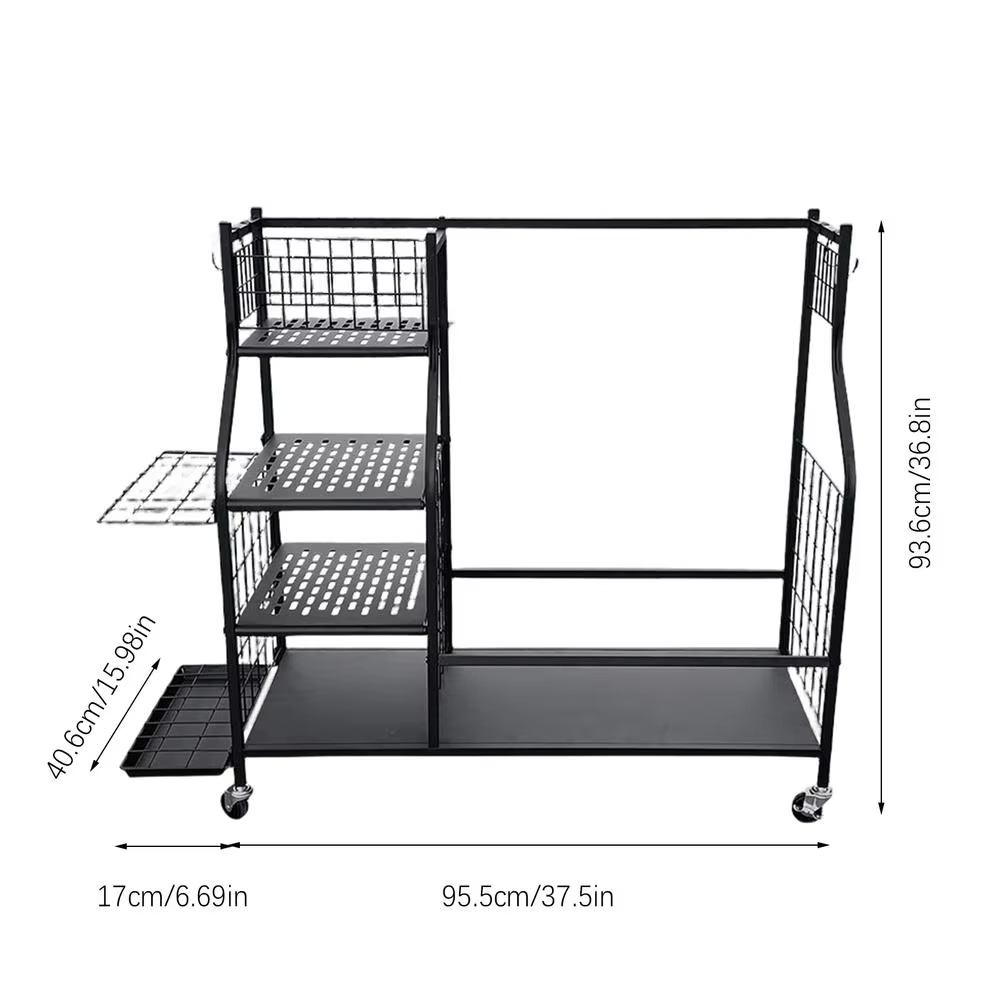 Estante organizador de garaje  - Sports Equipment Storage Rack reseña y precio