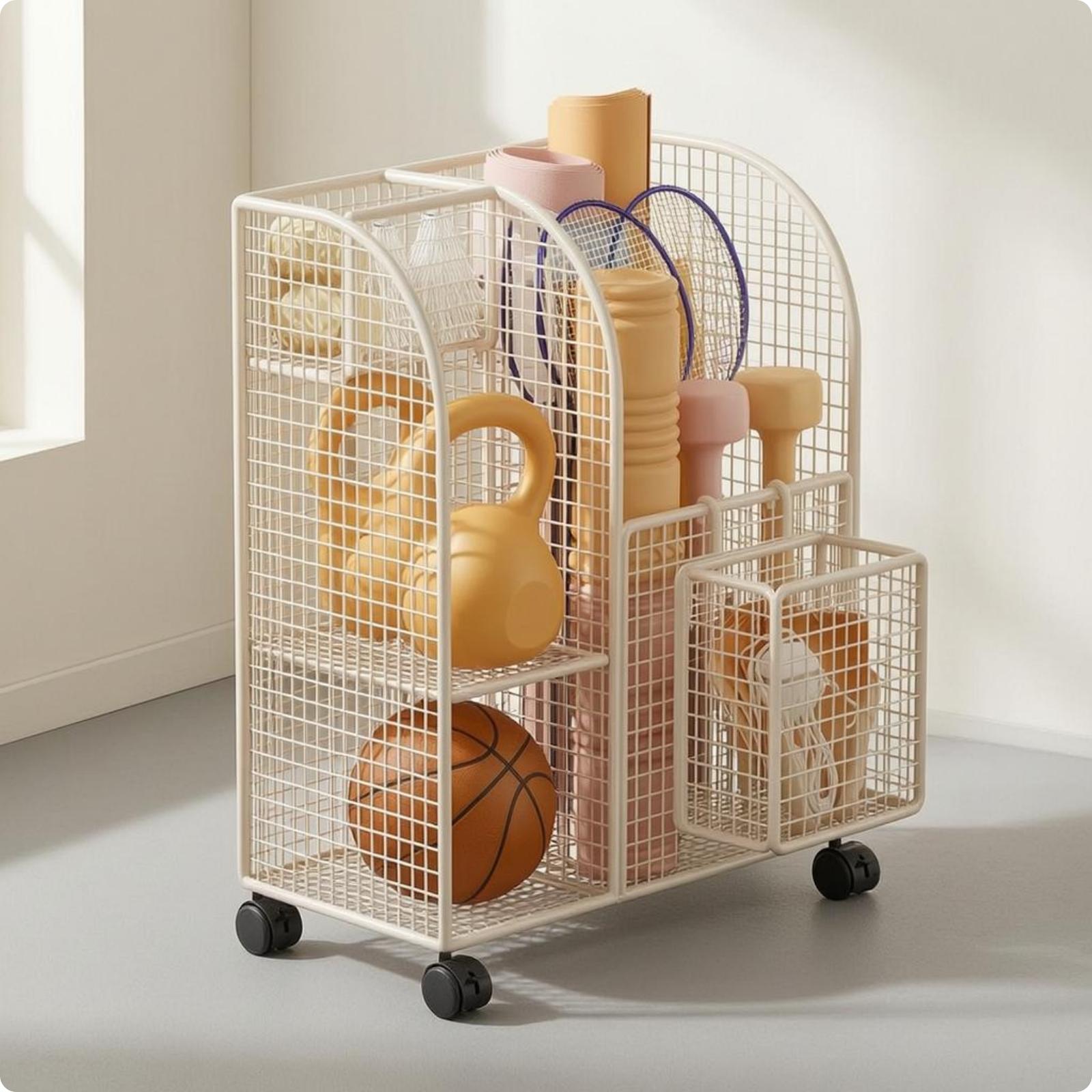 Carrito de Almacenamiento de A - Sports Equipment Storage reseña y precio