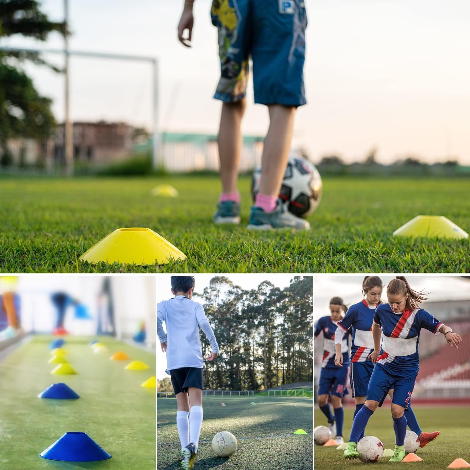 5 Conos de Entrenamiento de Fú - Sports Equipment For Training reseña y precio