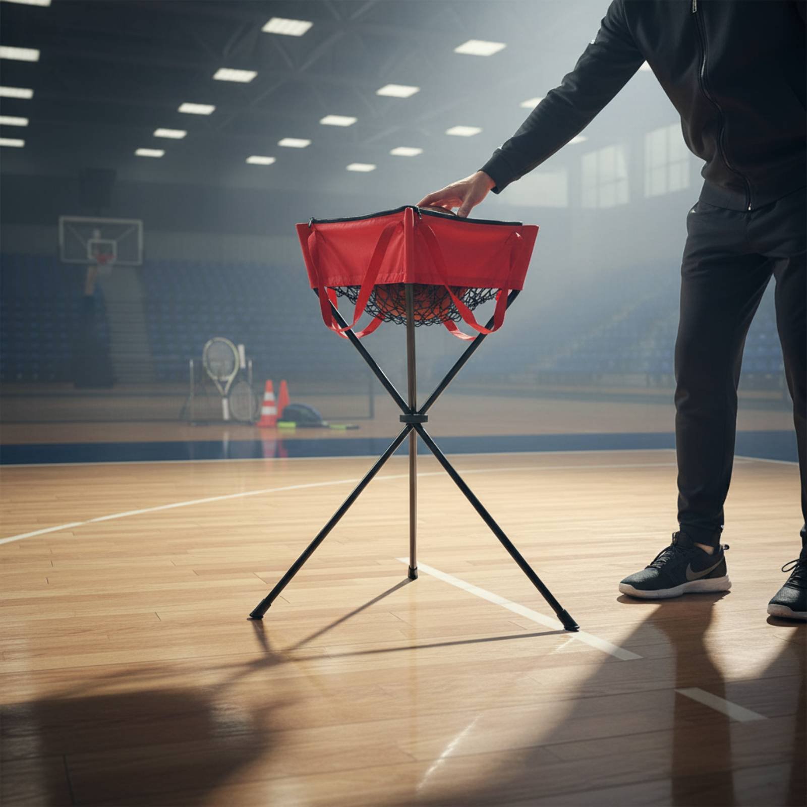 Soporte para pelotas con crema - Sports Equipment For Training reseña y precio