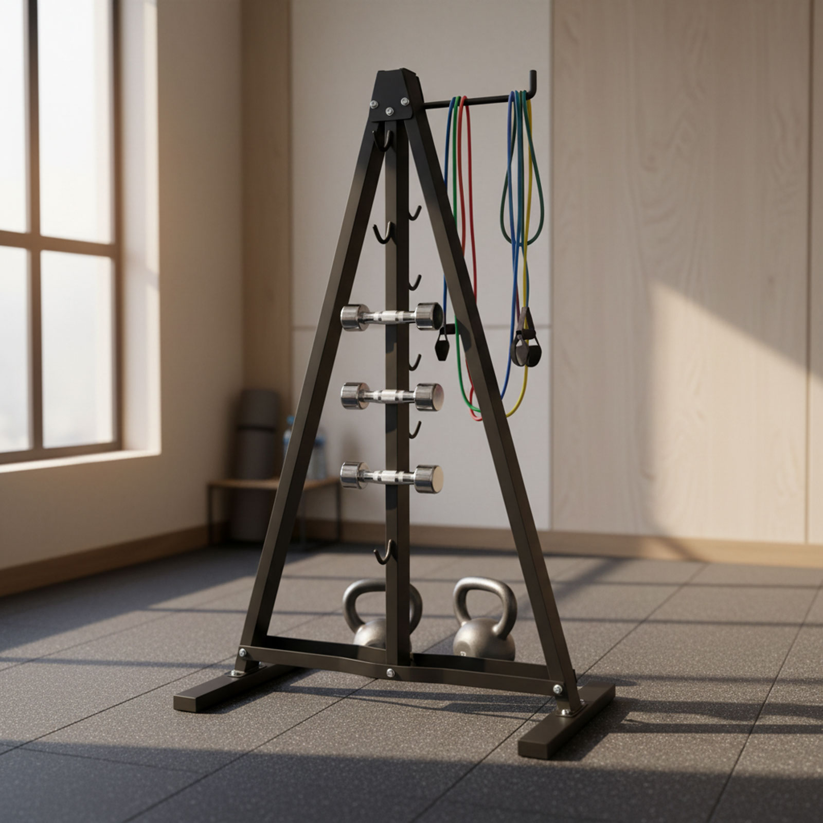 Organizador de Barra para Pole - Sports Equipment Storage Rack reseña y precio