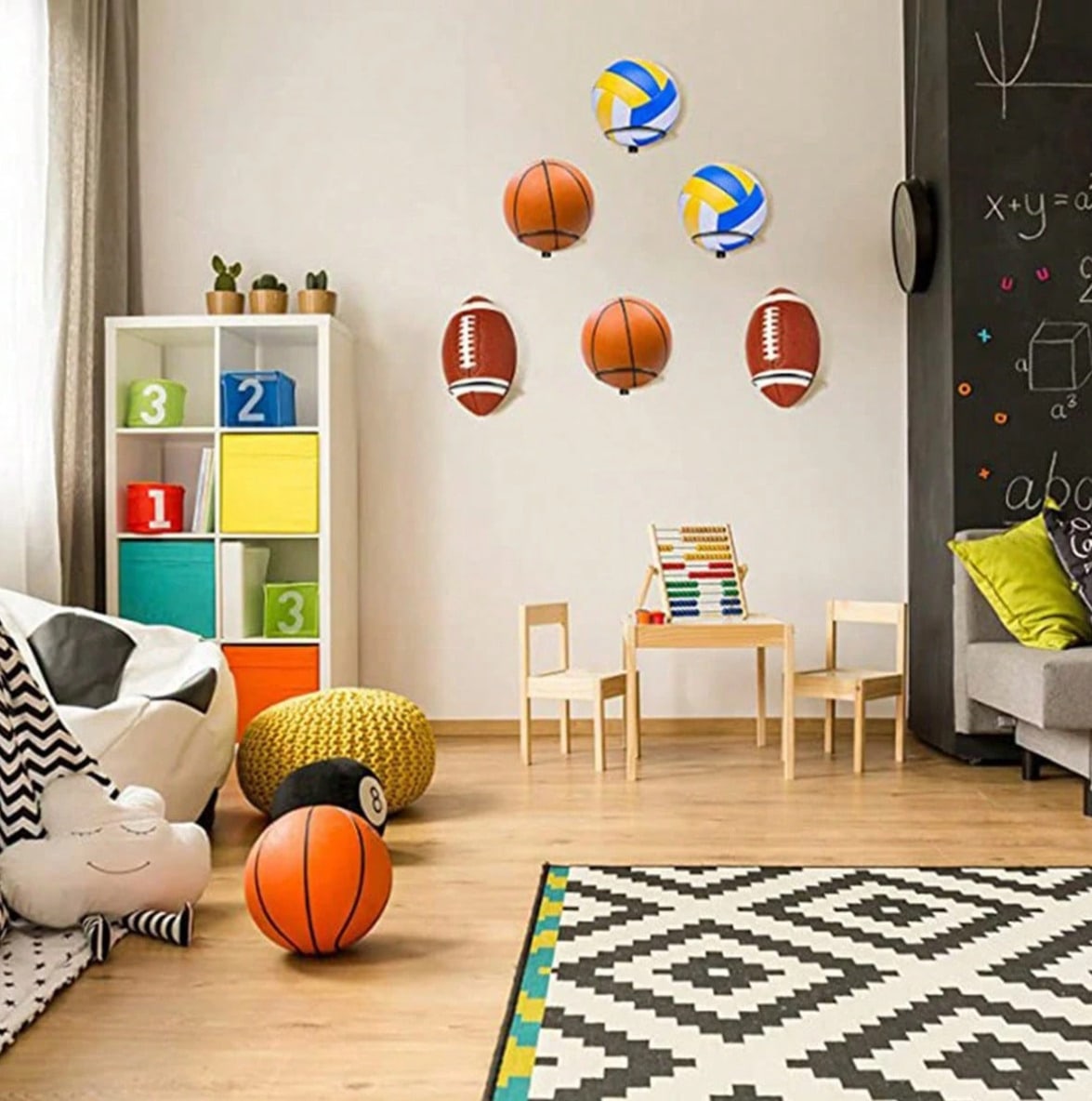 Soporte de exhibición de balon - Sports Equipment Storage Rack reseña y precio