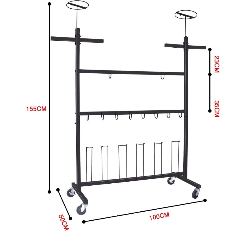Tienda personalizada, equipo d - Sports Equipment Storage Rack reseña y precio