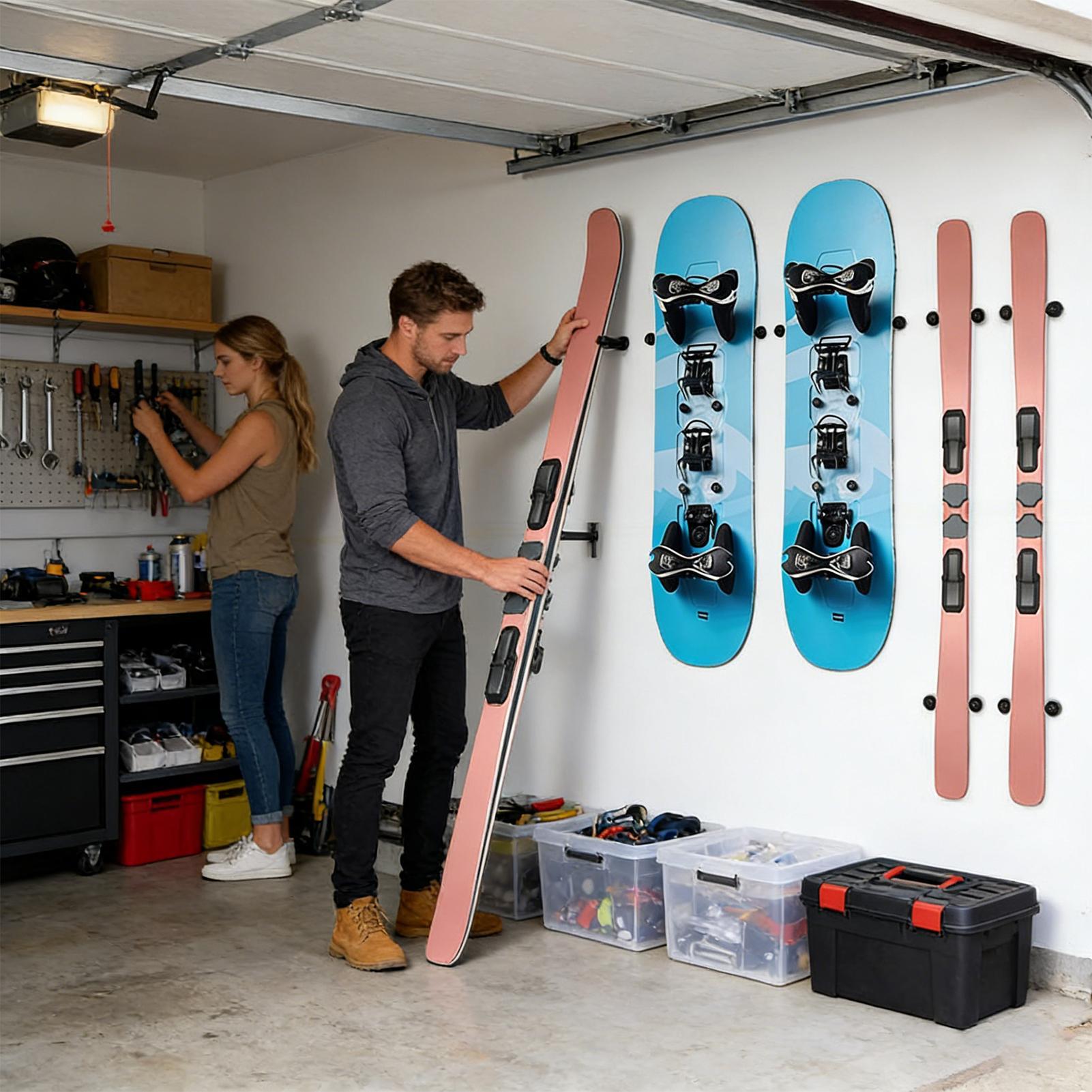 Soportes de esquí para pared,  - Sports Equipment Stores reseña y precio