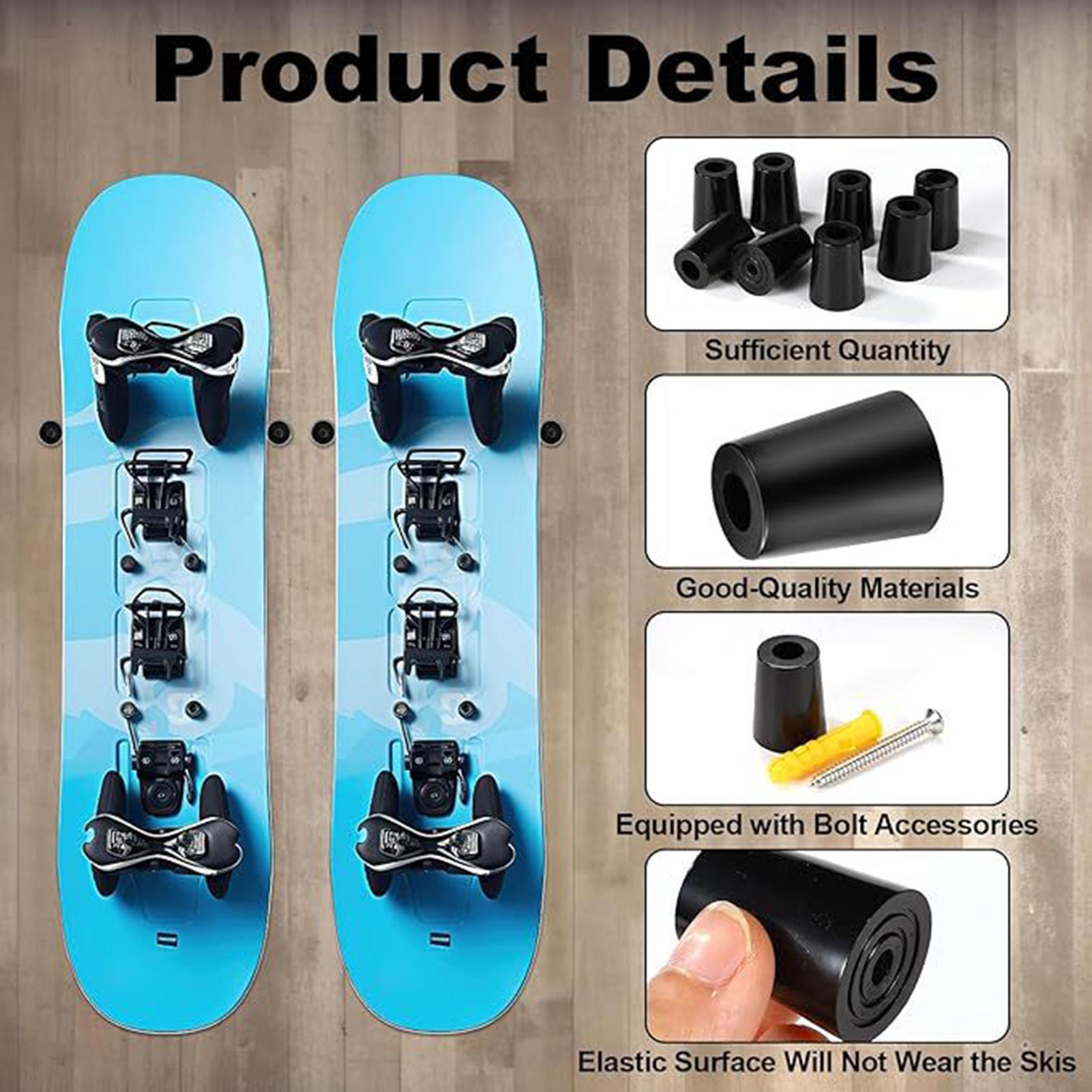 Soportes de esquí para pared,  - Sports Equipment Stores reseña y precio